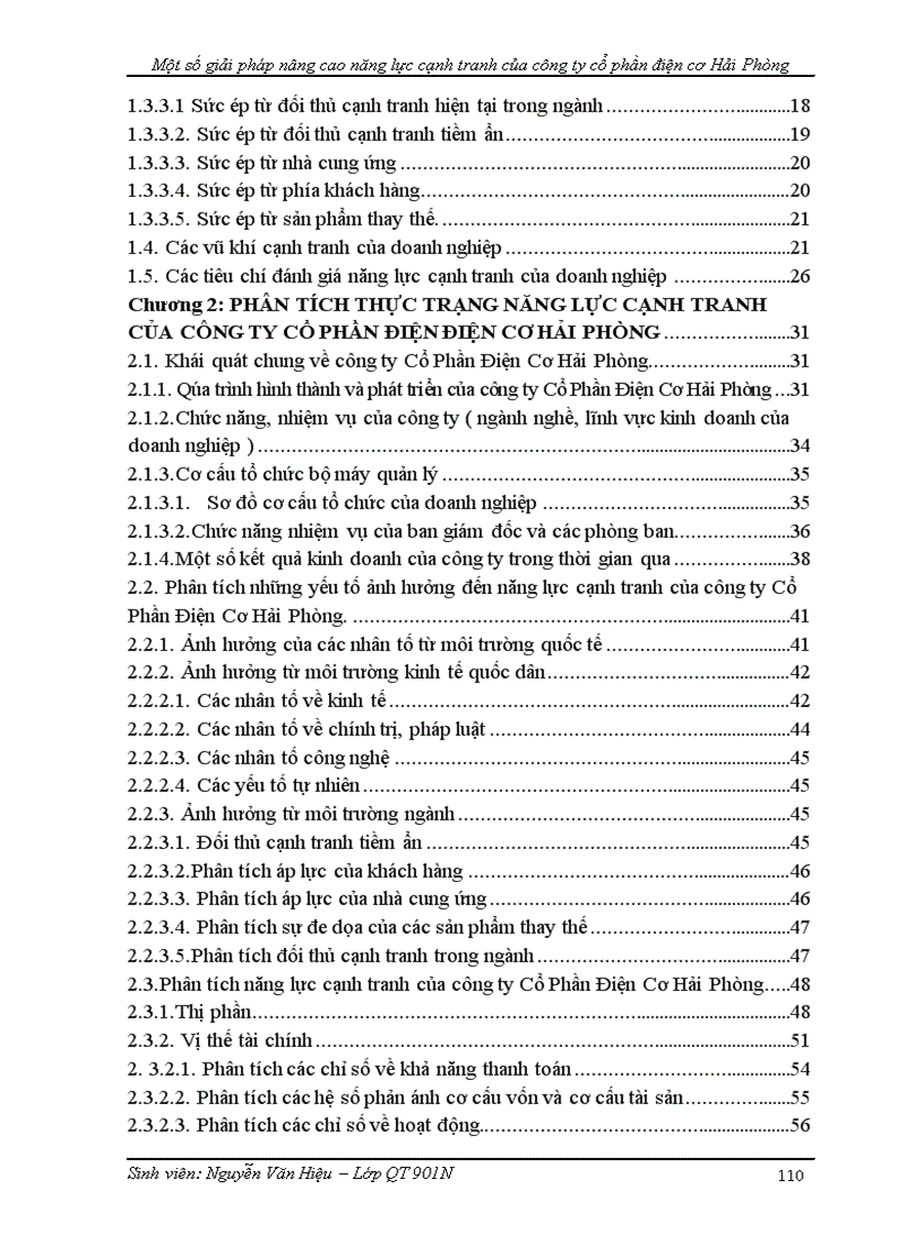 image for page Một số giải pháp nhằm nâng cao năng lực cạnh tranh của Công ty Cổ Phần Điện Cơ Hải Phòng