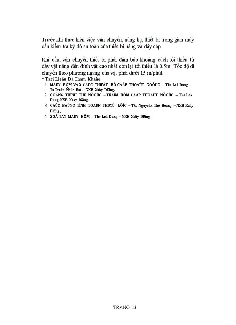 image for page Đồ án trạm bơm cấp I Nghiên cứu về các quy trình thu nước từ nguồn nước ngầm và nguồn nước mặt đưa lên trạm xử lý hoặc bể chứa