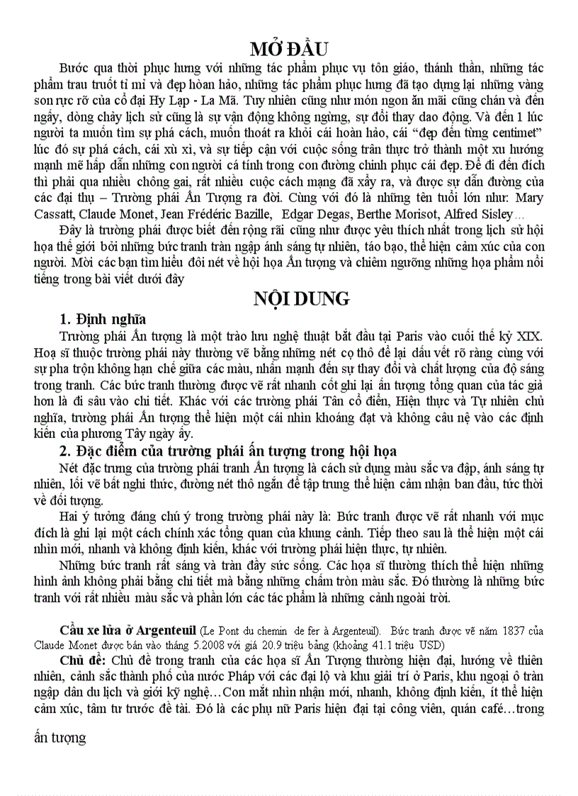 image for page Trường phái ấn tượng Mĩ học nhóm