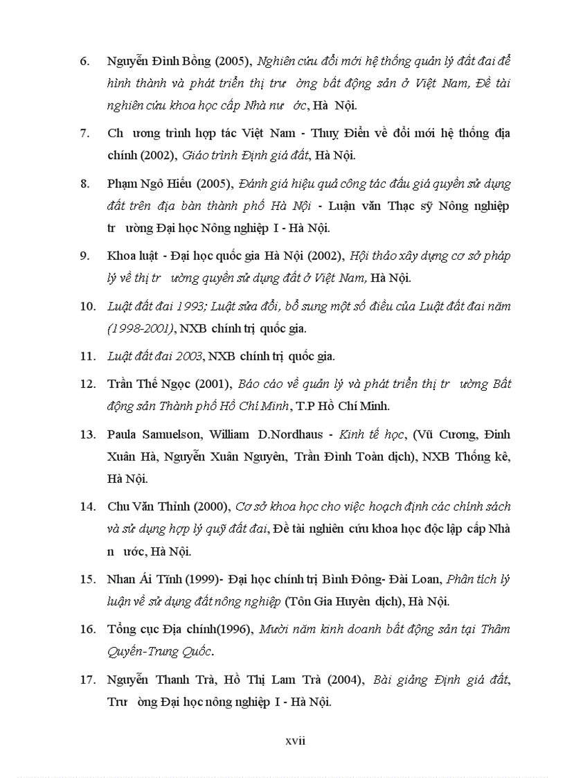 image for page Đánh giá công tác đấu giá quyền sử dụng đất trên địa bàn Thành phố Vinh tỉnh Nghệ An