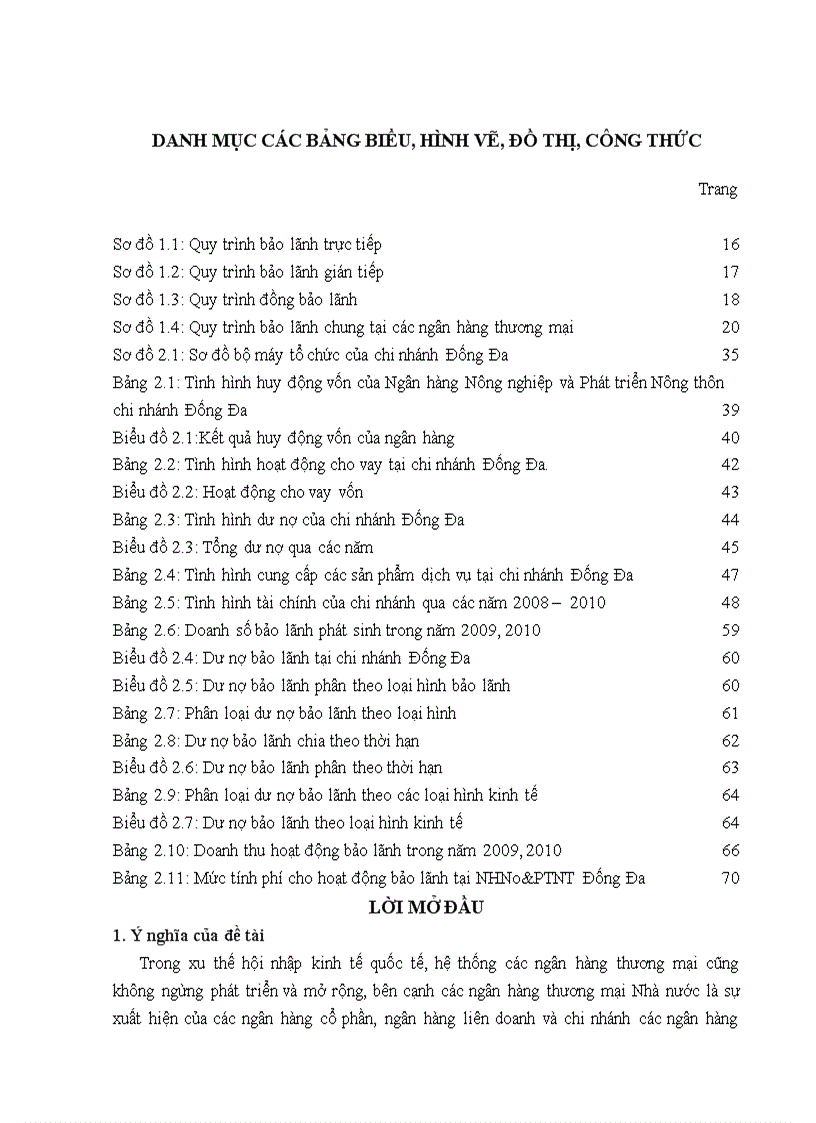 image for page Giải pháp mở rộng hoạt động bảo lãnh tại ngân hàng Nông nghiệp và Phát triển Nông thôn chi nhánh Đống Đa