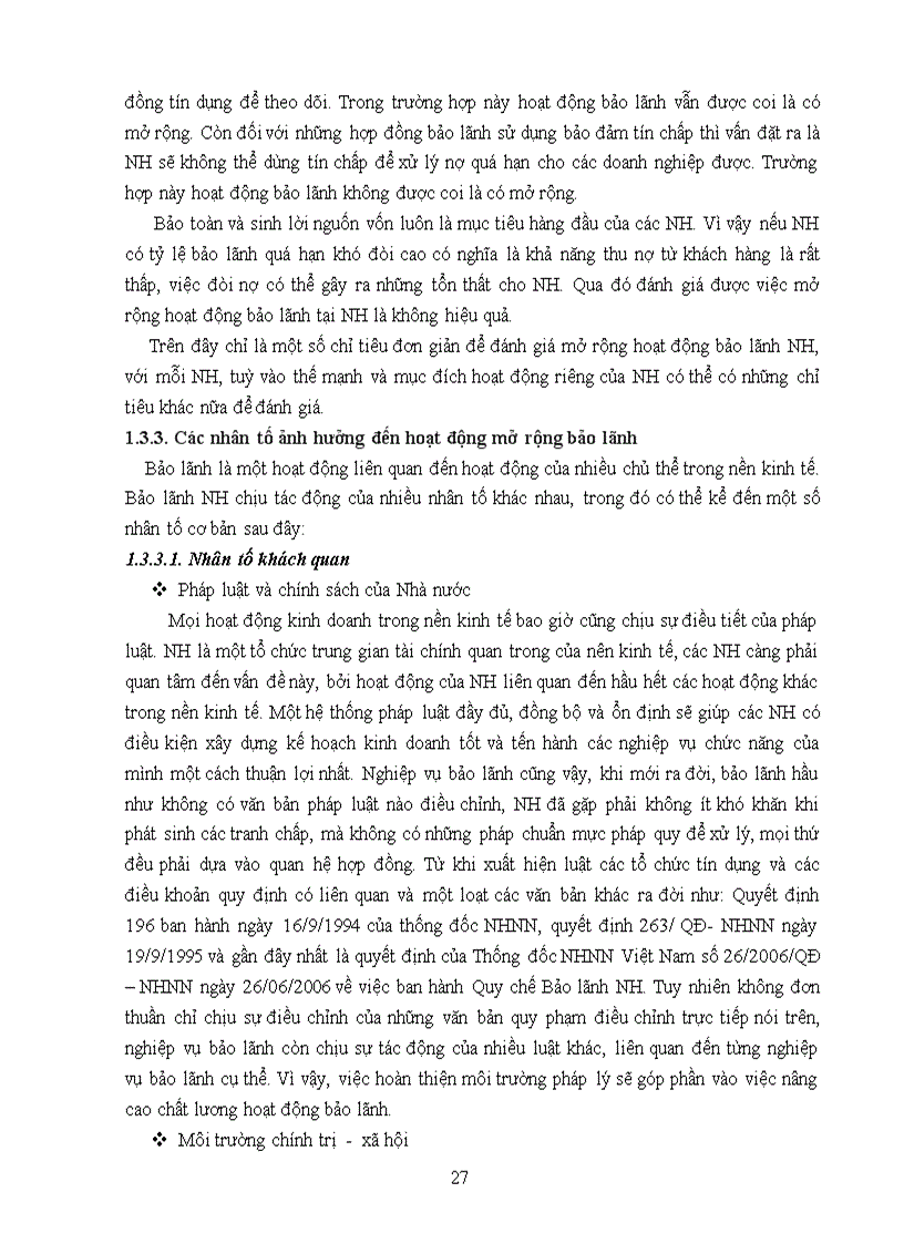 image for page Giải pháp mở rộng hoạt động bảo lãnh tại ngân hàng Nông nghiệp và Phát triển Nông thôn chi nhánh Đống Đa