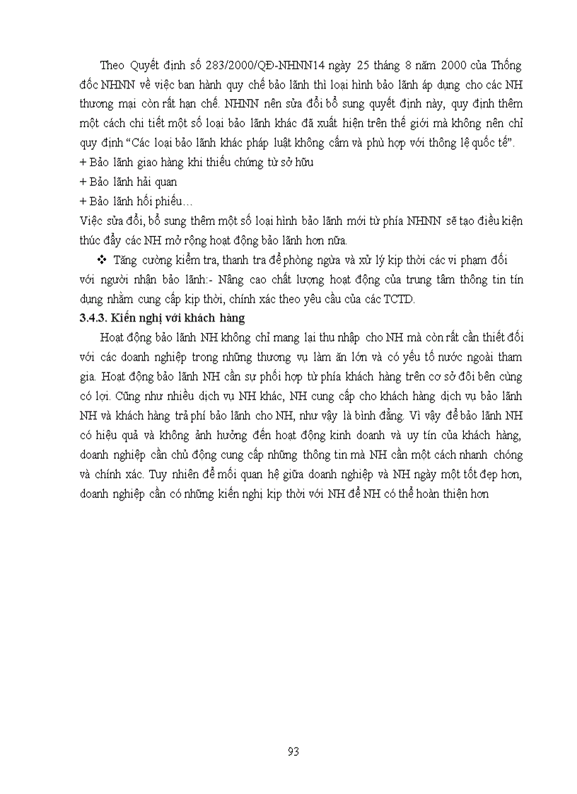 image for page Giải pháp mở rộng hoạt động bảo lãnh tại ngân hàng Nông nghiệp và Phát triển Nông thôn chi nhánh Đống Đa