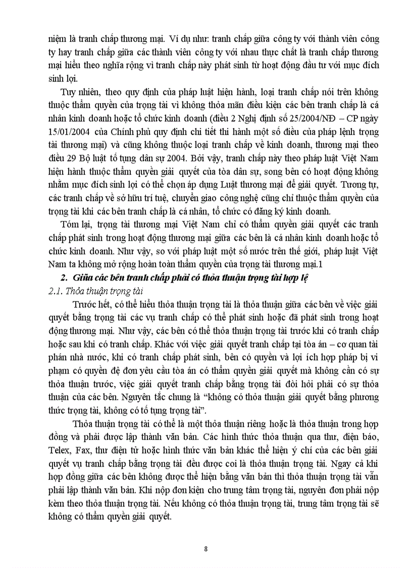 image for page Trọng tài thương mại một hình thức giải quyết tranh chấp thương mại 9 điểm