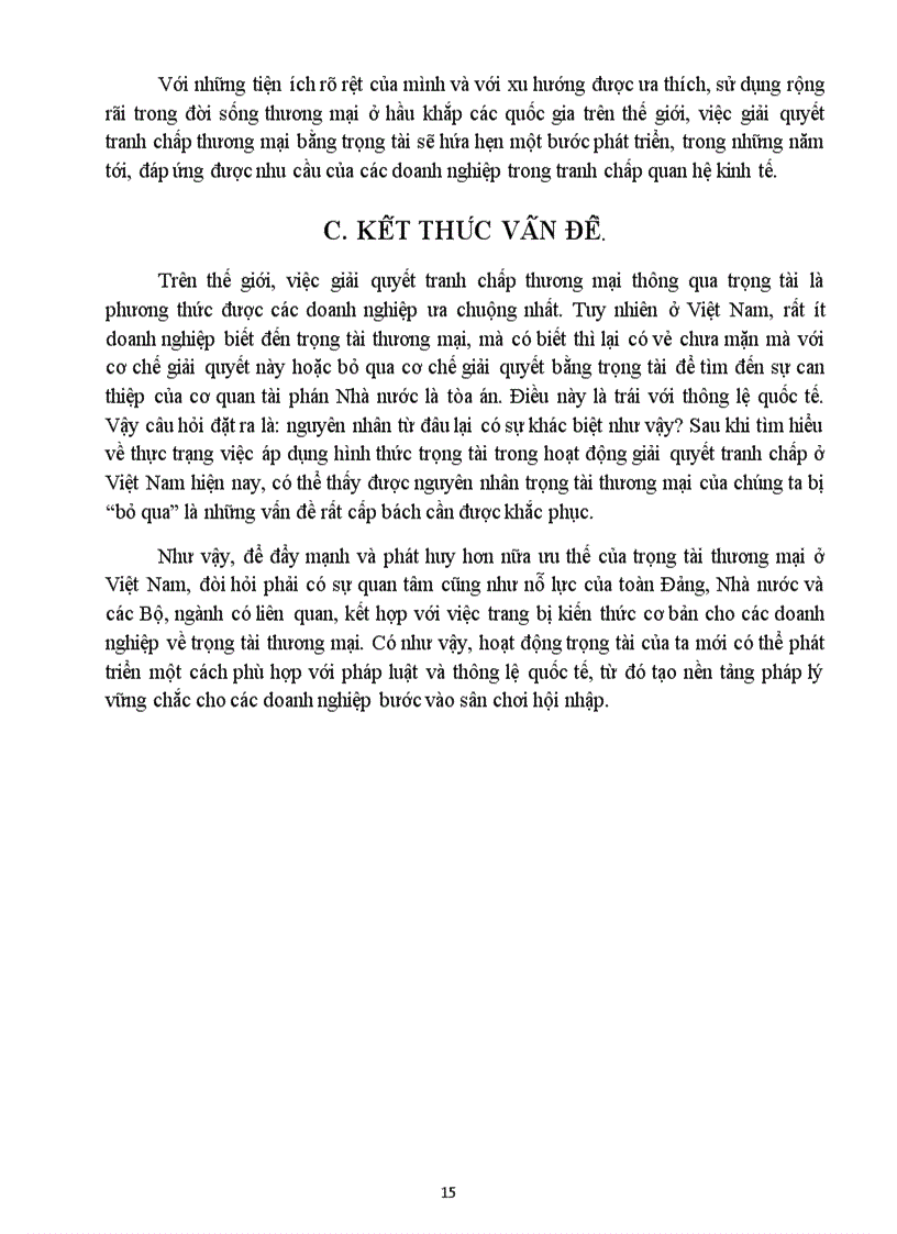 image for page Trọng tài thương mại một hình thức giải quyết tranh chấp thương mại 9 điểm