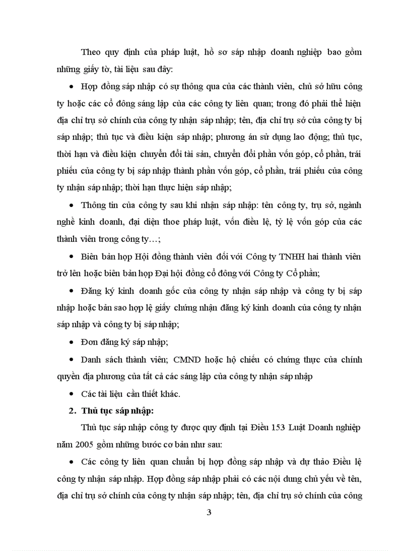 image for page Bằng kiến thức lý luận và thực tiến hãy trình bày hiểu biết cuả em về sáp nhập doanh nghiệp