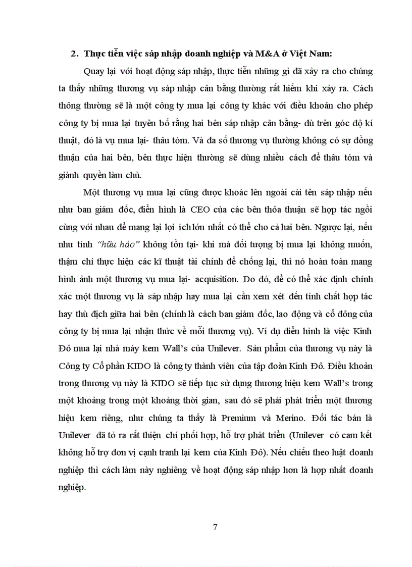 image for page Bằng kiến thức lý luận và thực tiến hãy trình bày hiểu biết cuả em về sáp nhập doanh nghiệp