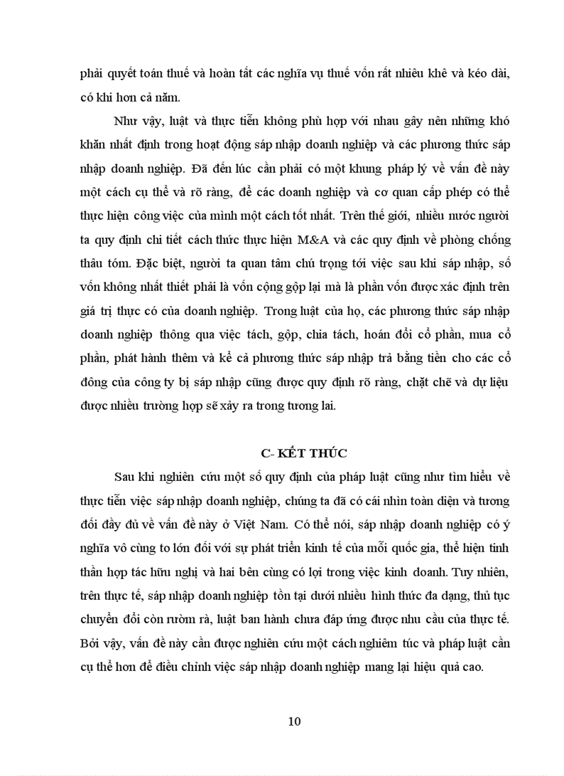 image for page Bằng kiến thức lý luận và thực tiến hãy trình bày hiểu biết cuả em về sáp nhập doanh nghiệp