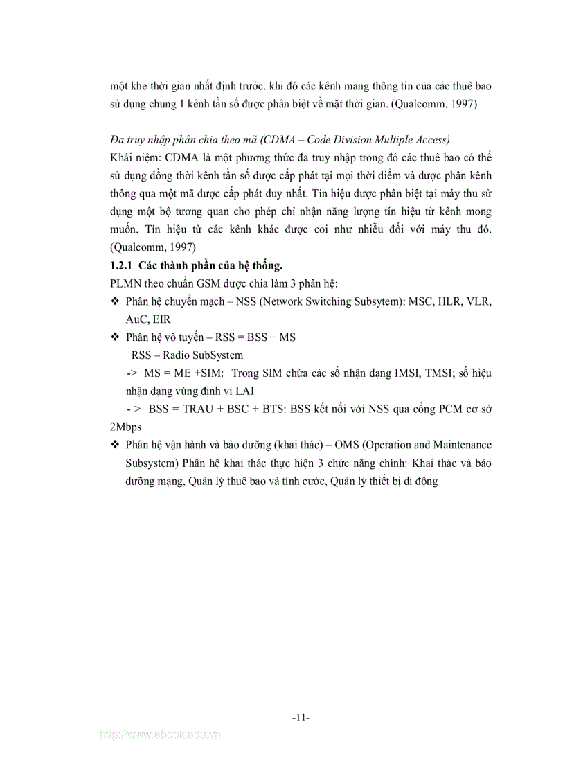 image for page Nghiên cứu tiến trình nâng cấp mạng thông tin di động GSM và giao thức