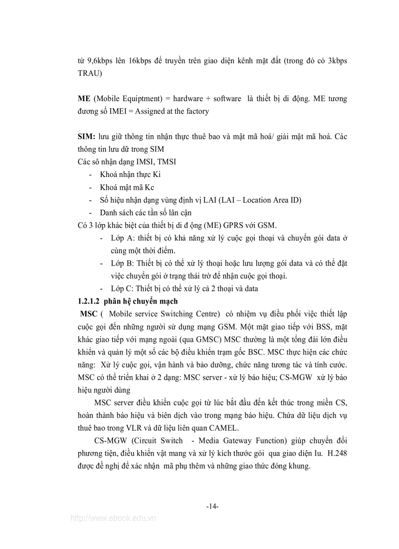 image for page Nghiên cứu tiến trình nâng cấp mạng thông tin di động GSM và giao thức