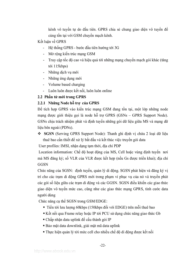 image for page Nghiên cứu tiến trình nâng cấp mạng thông tin di động GSM và giao thức