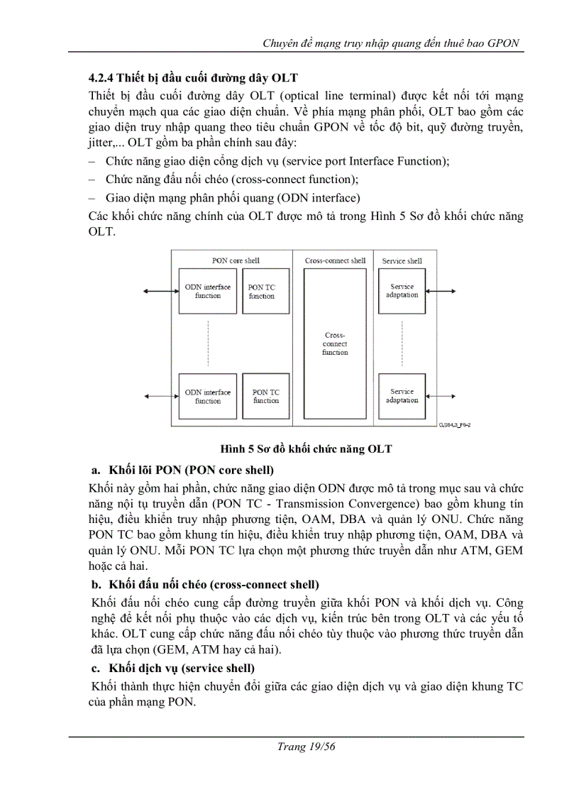 image for page Mạng truy nhập quang tới thuê bao gpon
