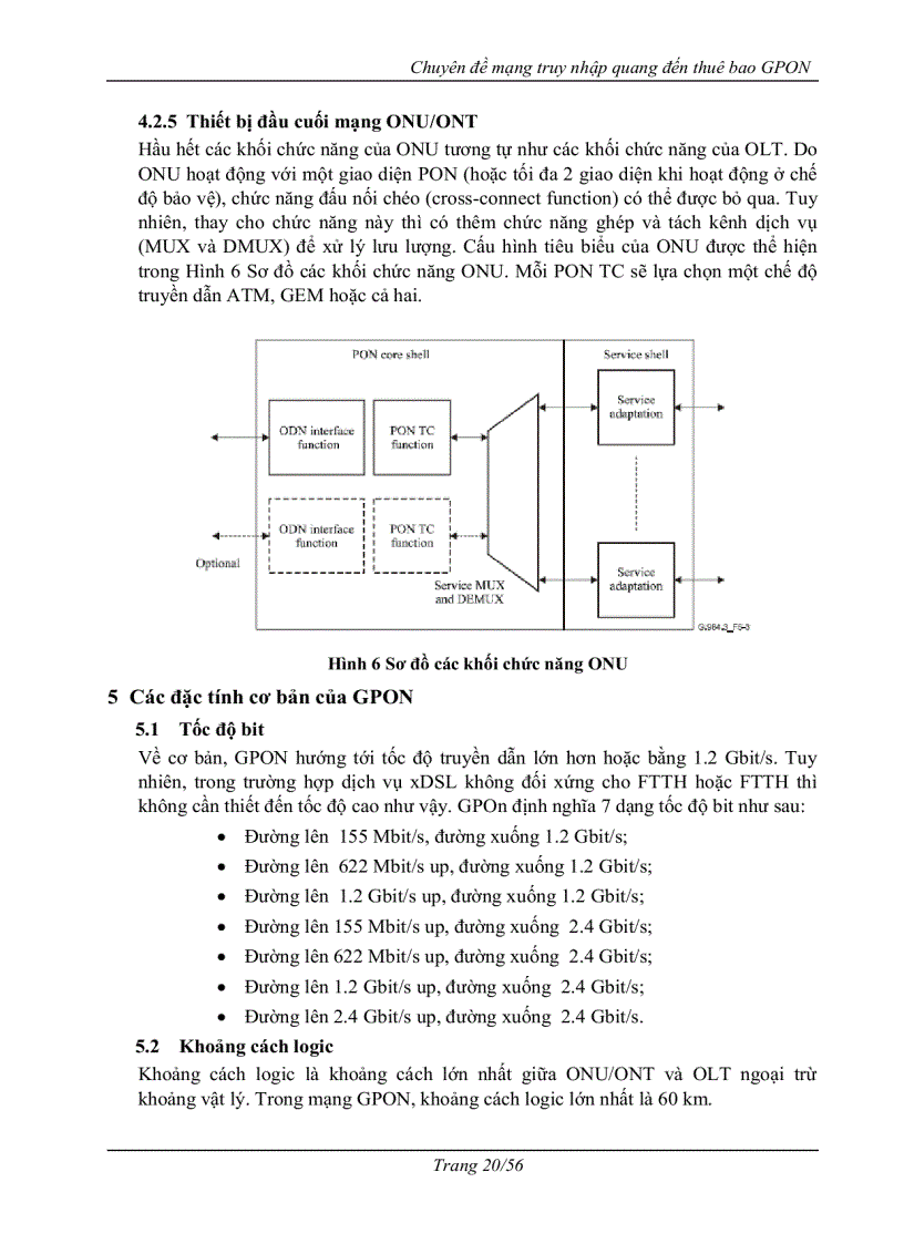 image for page Mạng truy nhập quang tới thuê bao gpon