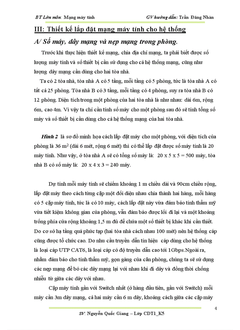 image for page Thiết kế lắp đặt mạng máy tính cho hệ thống