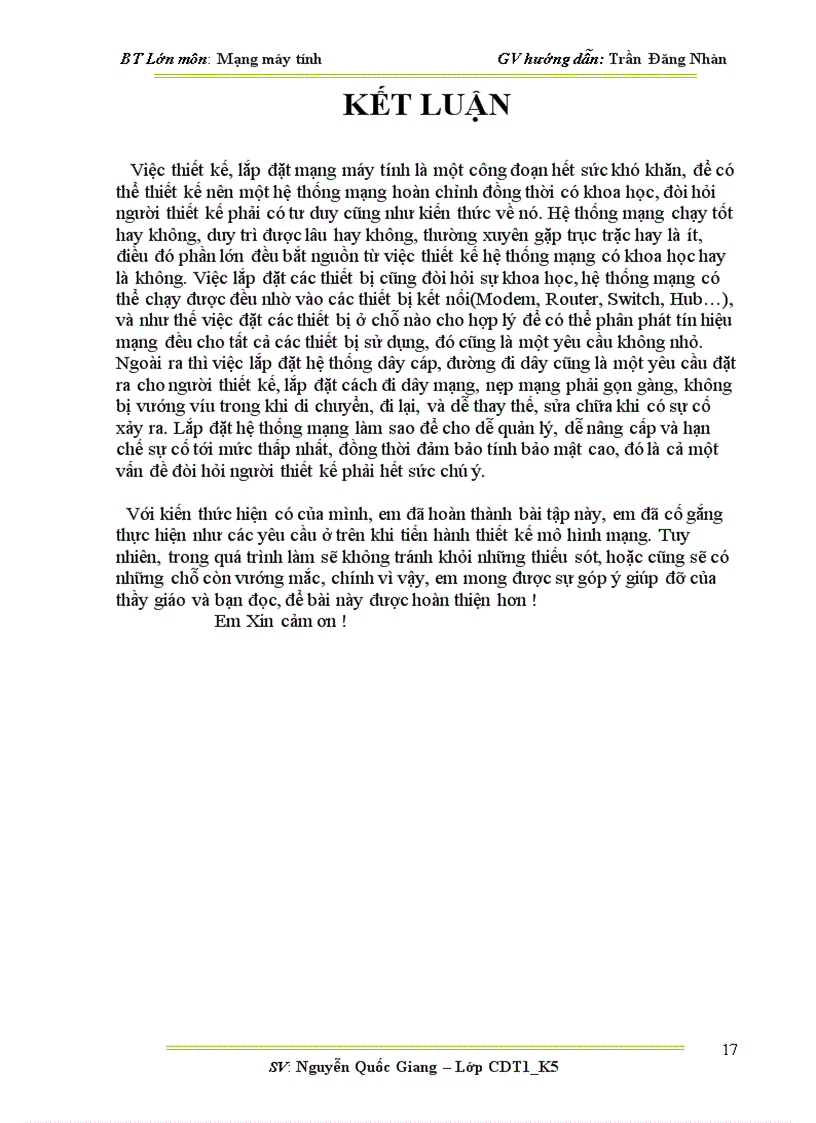 image for page Thiết kế lắp đặt mạng máy tính cho hệ thống