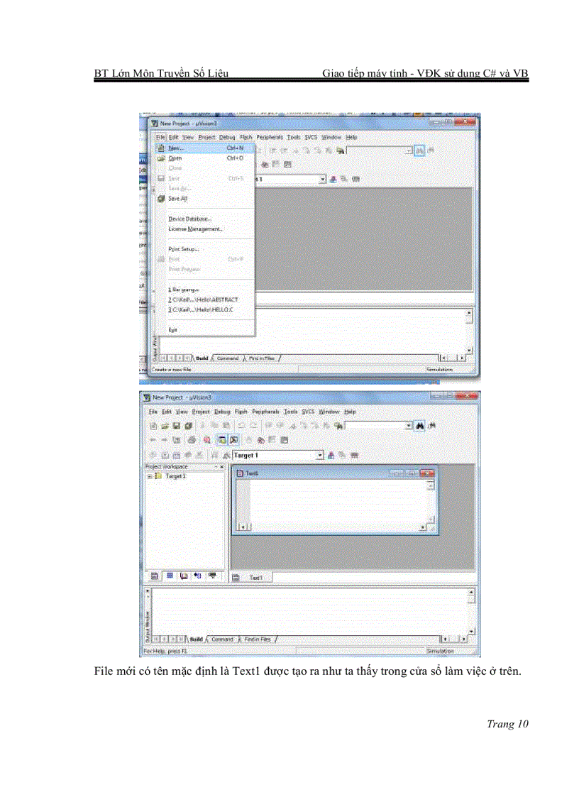 image for page Giao tiếp máy tính Vi điều khiển sử dụng C và VB