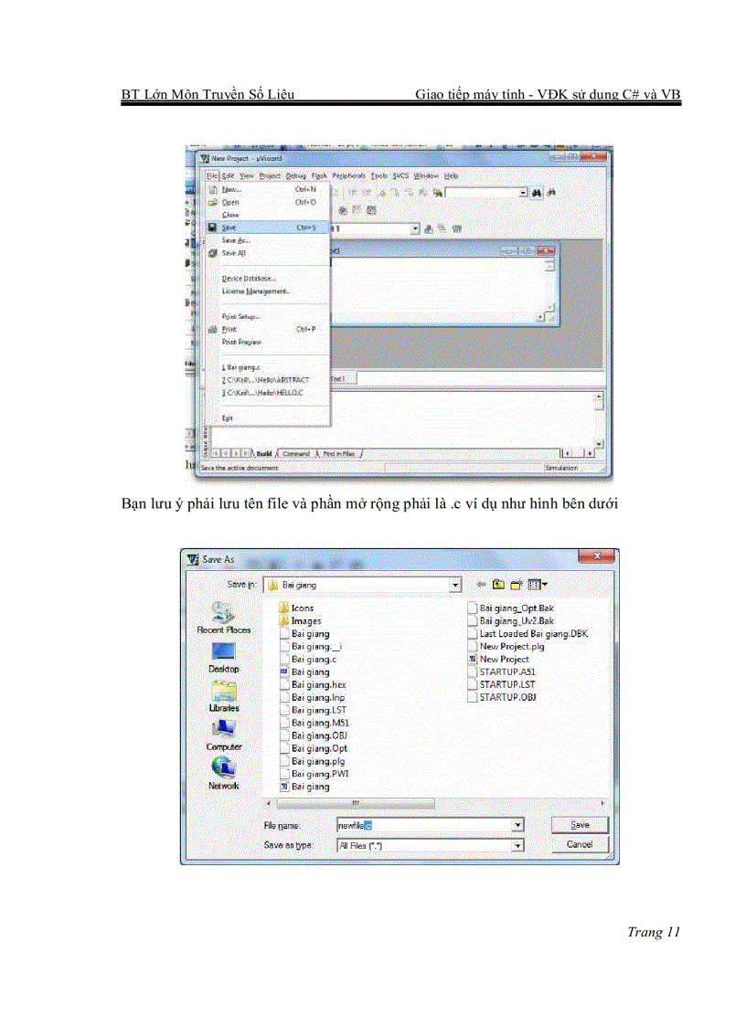 image for page Giao tiếp máy tính Vi điều khiển sử dụng C và VB