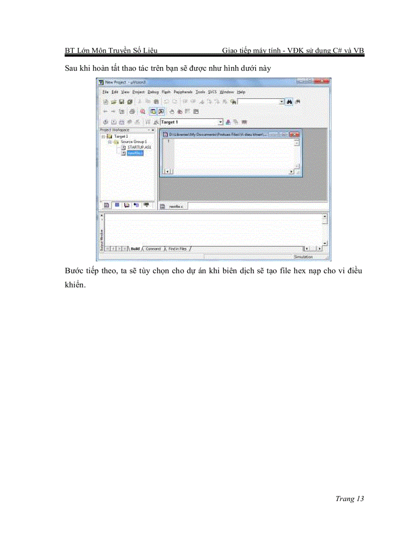 image for page Giao tiếp máy tính Vi điều khiển sử dụng C và VB