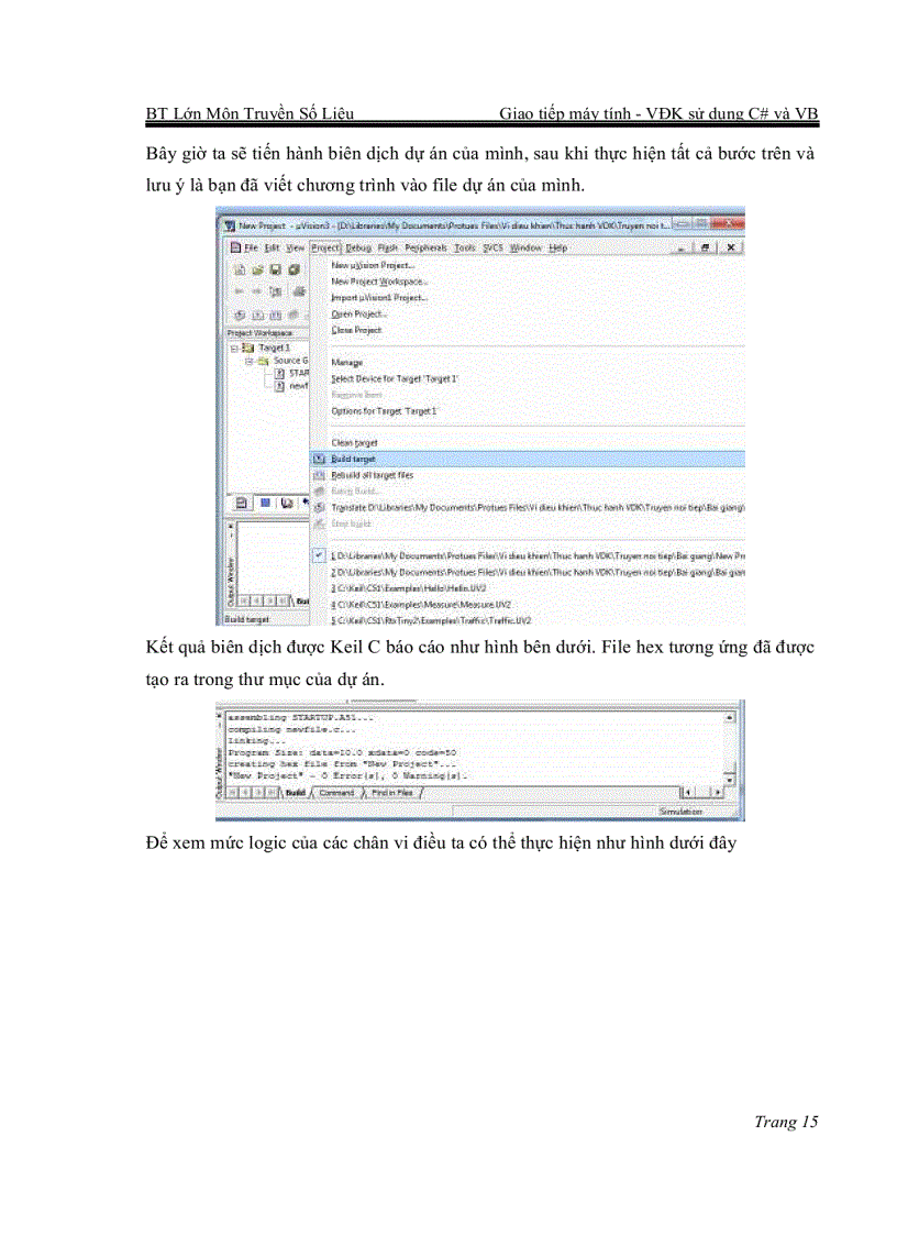 image for page Giao tiếp máy tính Vi điều khiển sử dụng C và VB