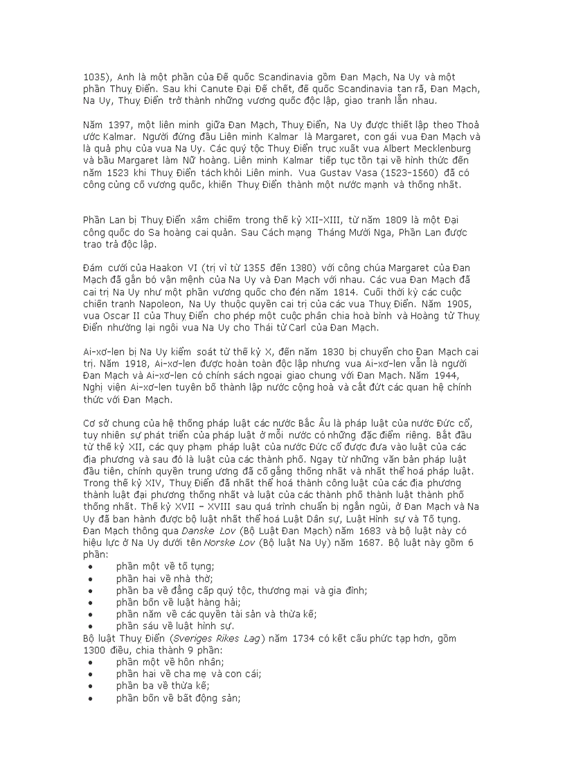 image for page Hệ thống pháp luật của các nước Bắc Âu