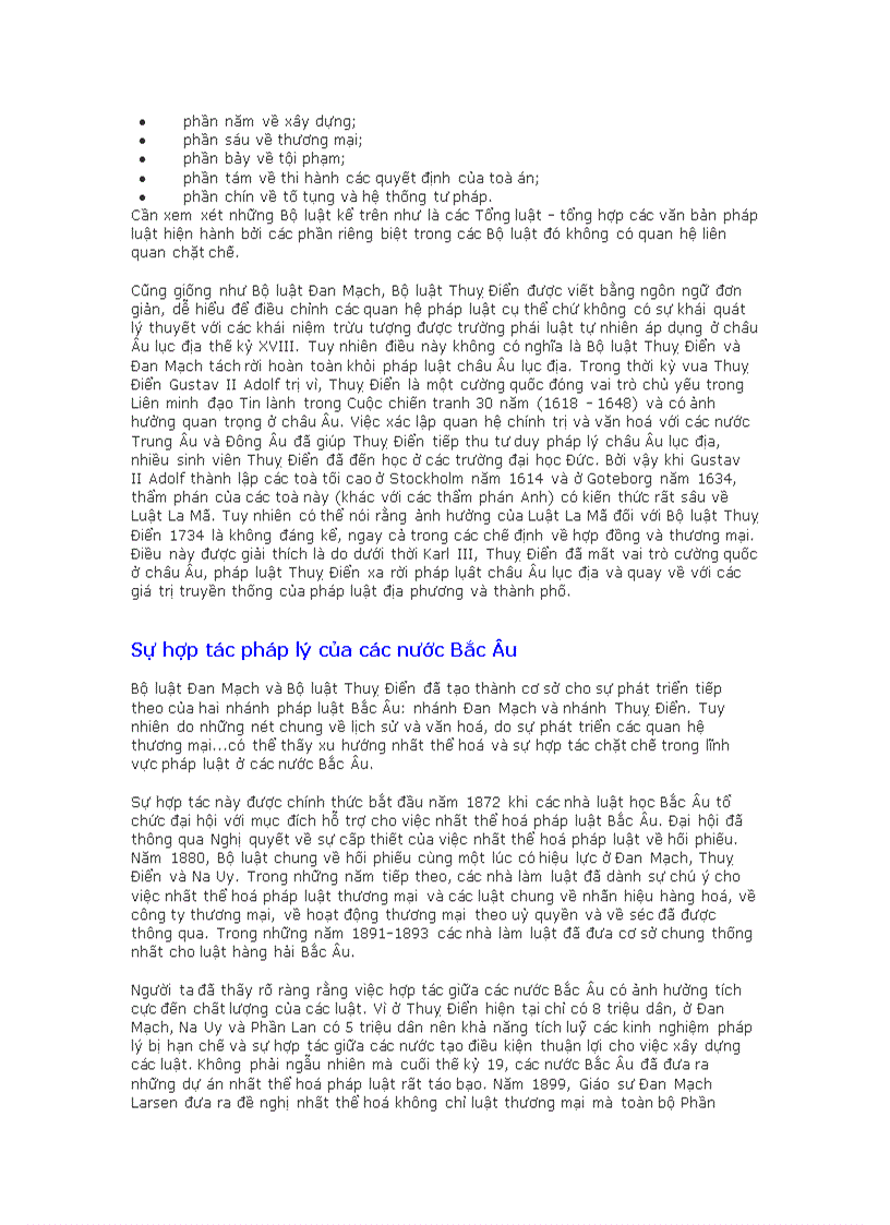 image for page Hệ thống pháp luật của các nước Bắc Âu