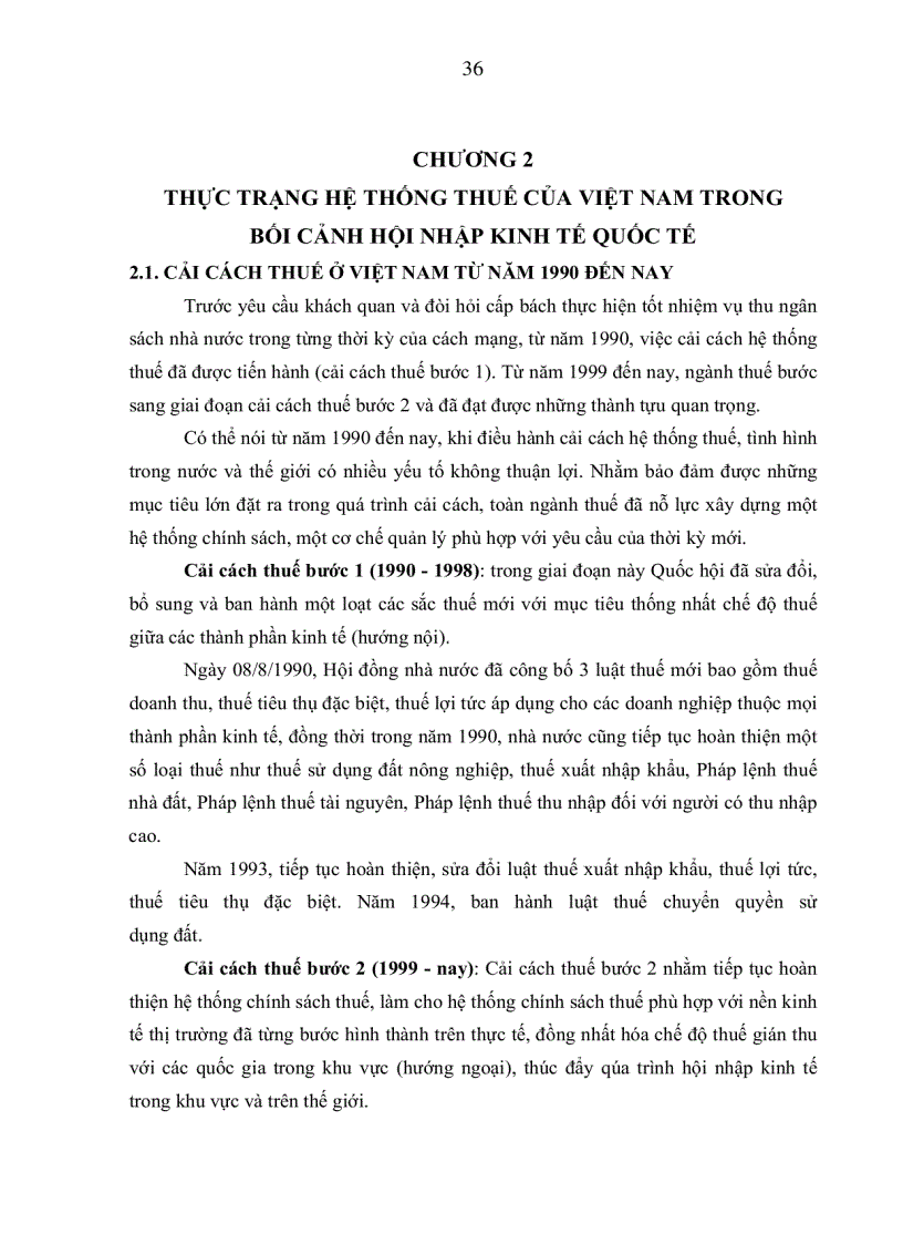 image for page Hoàn thiện hệ thống chính sách thuế của Việt Nam trong tiến trình hội nhập kinh tế Quốc tế