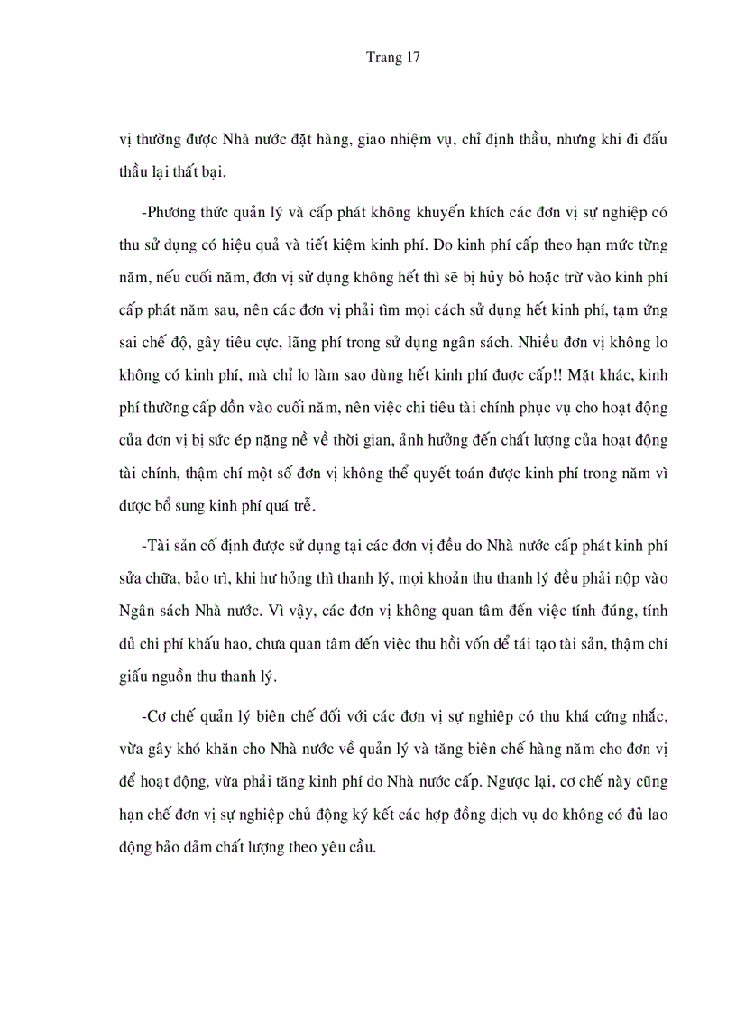 image for page Hoàn thiện chế độ tài chính áp dụng cho các đơn vị sự nghiệp có thu ở Việt Nam