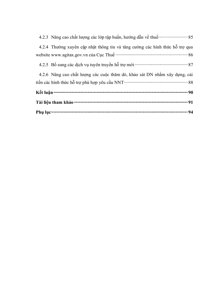 image for page Hoàn thiện hoạt động tuyên truyền hỗ trợ DTNT trong quản lý thuế ở cục thuế An Giang