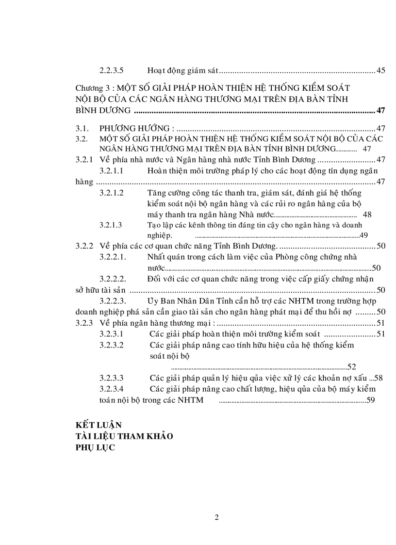 image for page Hoàn thiện hệ thống kiểm soát nội bộ đối với nghiệp vụ tín dụng trong các Ngân hàng Thương mại trên địa bàn tỉnh Bình Dương