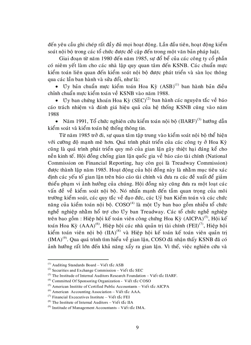 image for page Hoàn thiện hệ thống kiểm soát nội bộ đối với nghiệp vụ tín dụng trong các Ngân hàng Thương mại trên địa bàn tỉnh Bình Dương