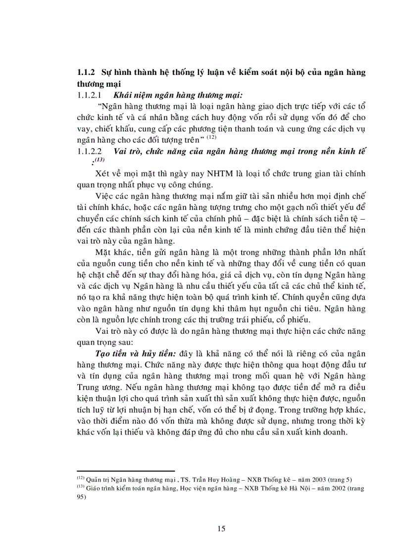 image for page Hoàn thiện hệ thống kiểm soát nội bộ đối với nghiệp vụ tín dụng trong các Ngân hàng Thương mại trên địa bàn tỉnh Bình Dương