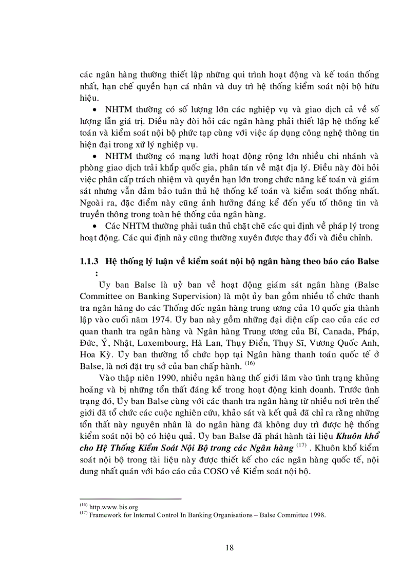 image for page Hoàn thiện hệ thống kiểm soát nội bộ đối với nghiệp vụ tín dụng trong các Ngân hàng Thương mại trên địa bàn tỉnh Bình Dương