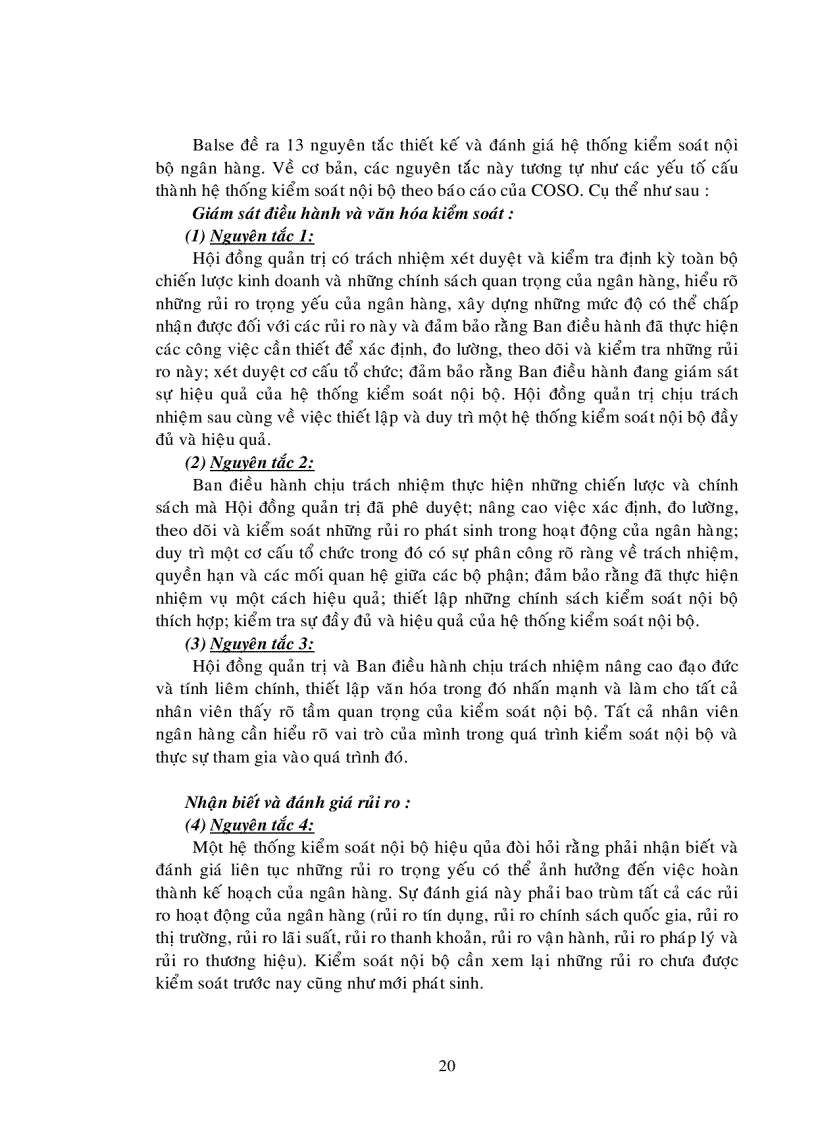 image for page Hoàn thiện hệ thống kiểm soát nội bộ đối với nghiệp vụ tín dụng trong các Ngân hàng Thương mại trên địa bàn tỉnh Bình Dương