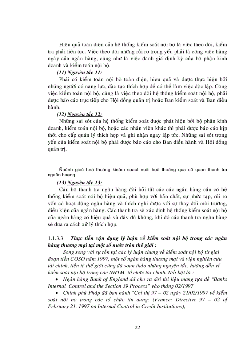 image for page Hoàn thiện hệ thống kiểm soát nội bộ đối với nghiệp vụ tín dụng trong các Ngân hàng Thương mại trên địa bàn tỉnh Bình Dương