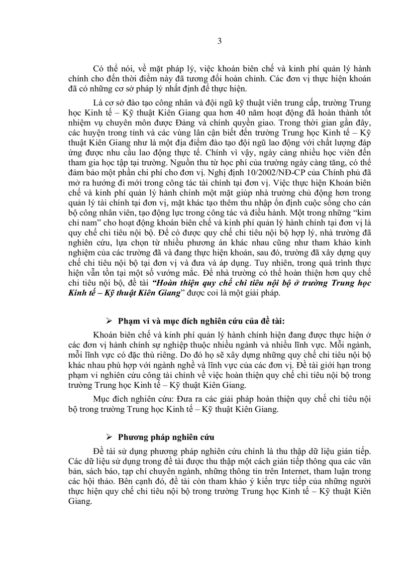 image for page Hoàn thiện quy chế chi tiêu nội bộ ở Trường Trung học Kinh tế Kỹ thuật Kiên Giang