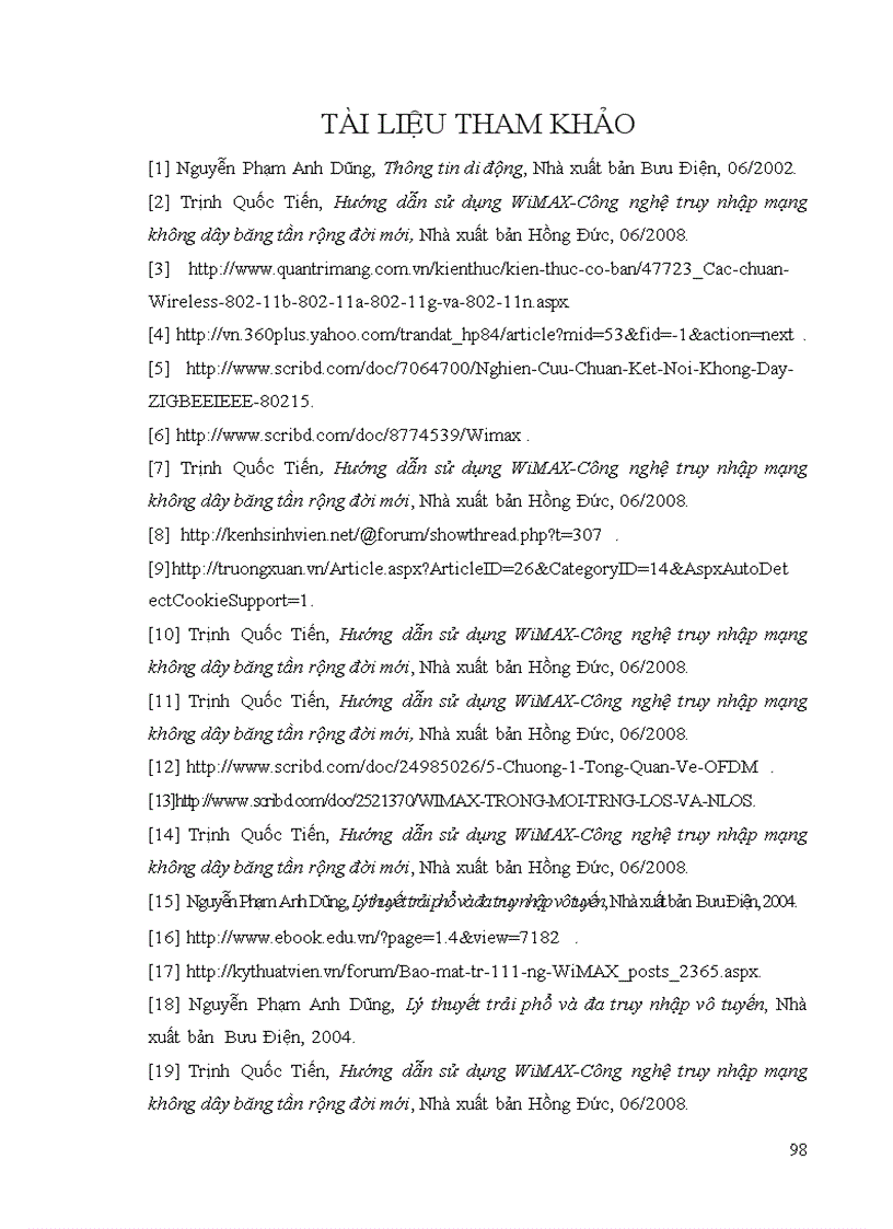 image for page Nghiên cứu và thiết kế mạng Wimax