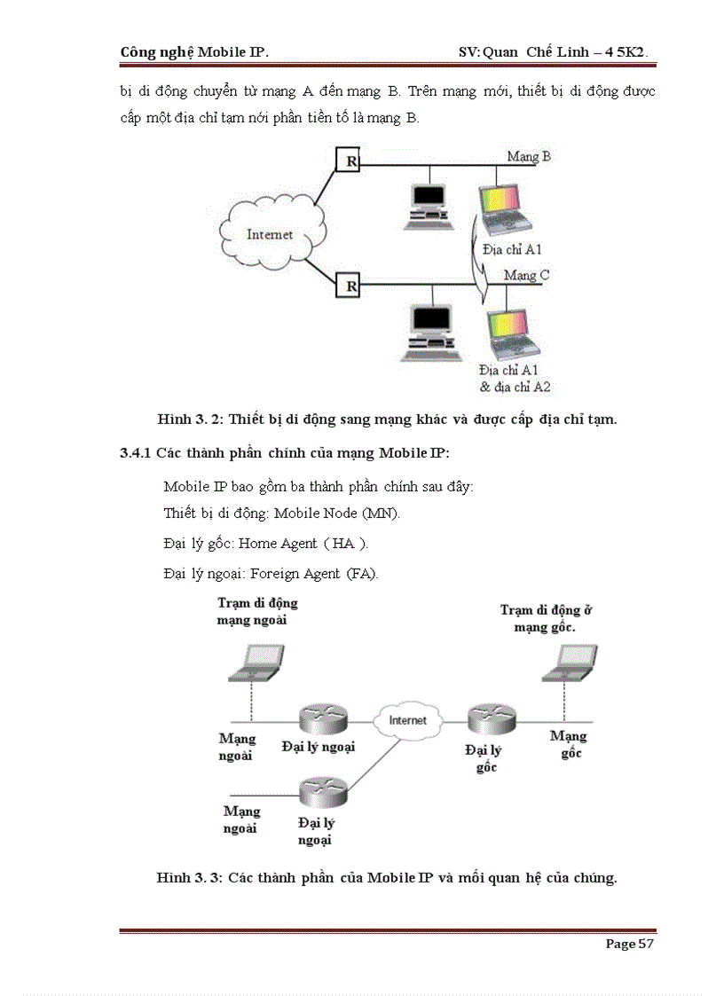 image for page Công nghệ Mobile IP và ứng dụng của nó trong mạng di động