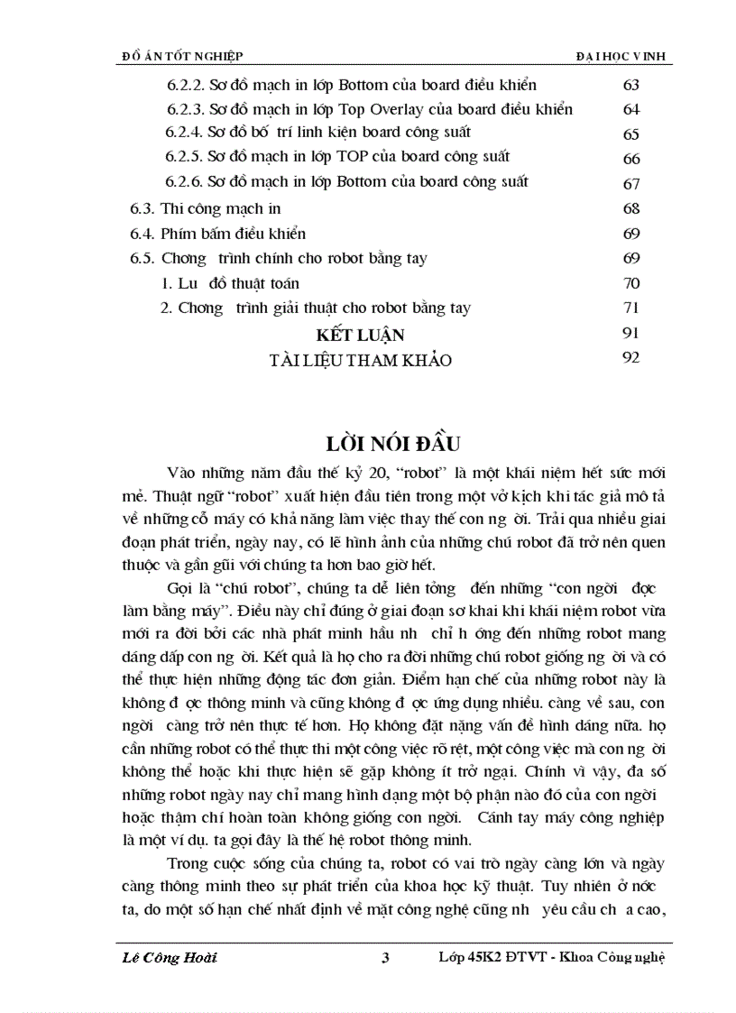 image for page Thiết kế chế tạo robot điều khiển bằng tay