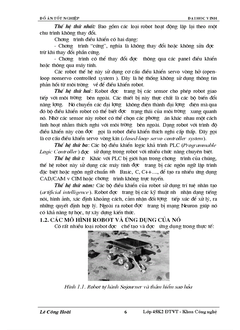 image for page Thiết kế chế tạo robot điều khiển bằng tay