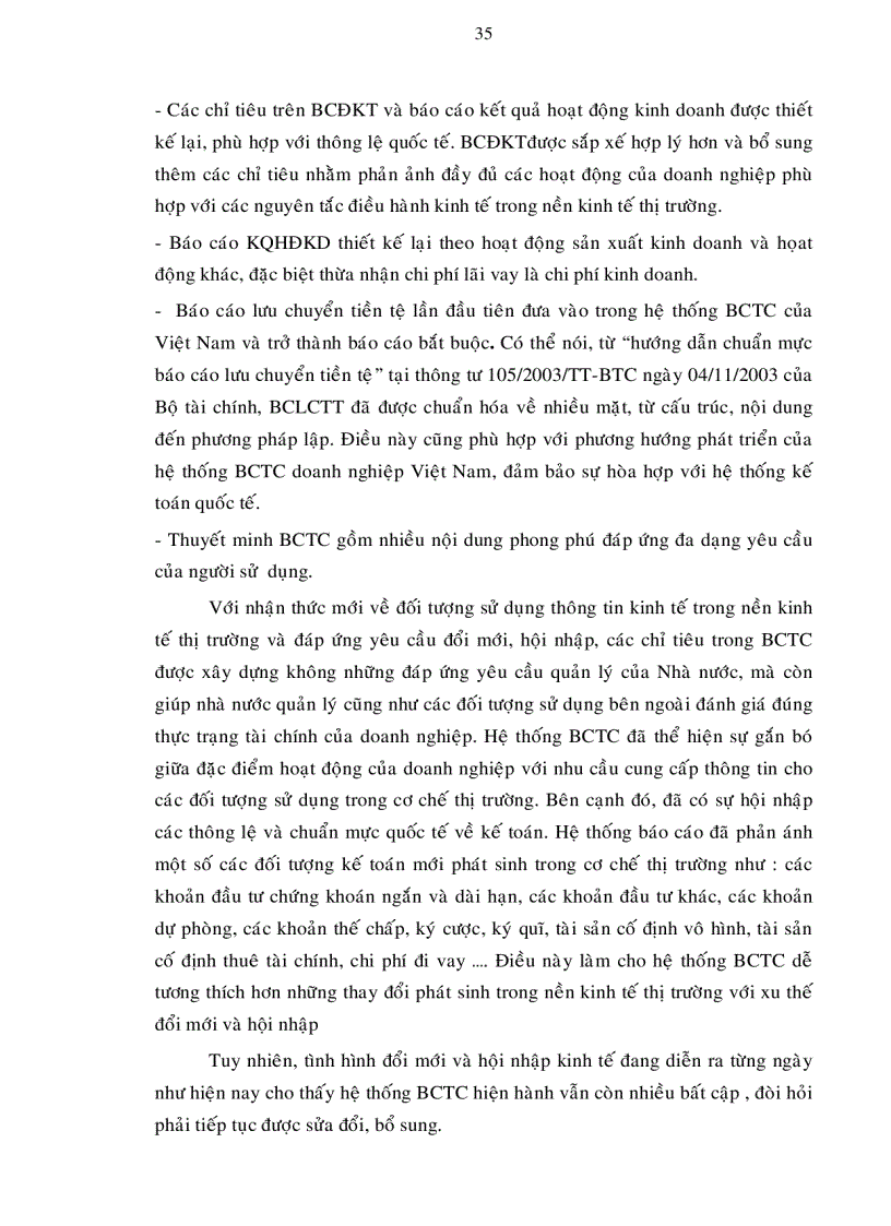 image for page Giải pháp hoàn thiện hệ thống báo cáo tài chính trong điều kiện hội nhập kinh tế ở việt nam