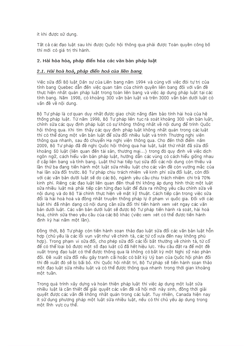 image for page Quy trình lập pháp và pháp điển hóa ở Canada