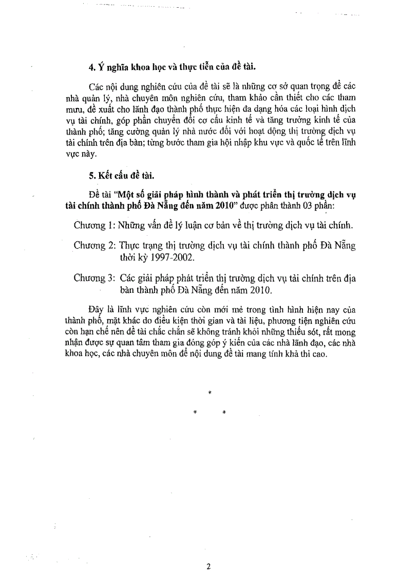 image for page Một số giải pháp hình thành và phát triển dịch vụ tài chính thành phố Đà Nẵng đến năm 2010