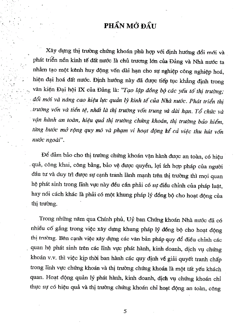 image for page Một số vấn đề pháp lí về giải quyết tranh chấp trên thị trường chứng khoán Việt Nam