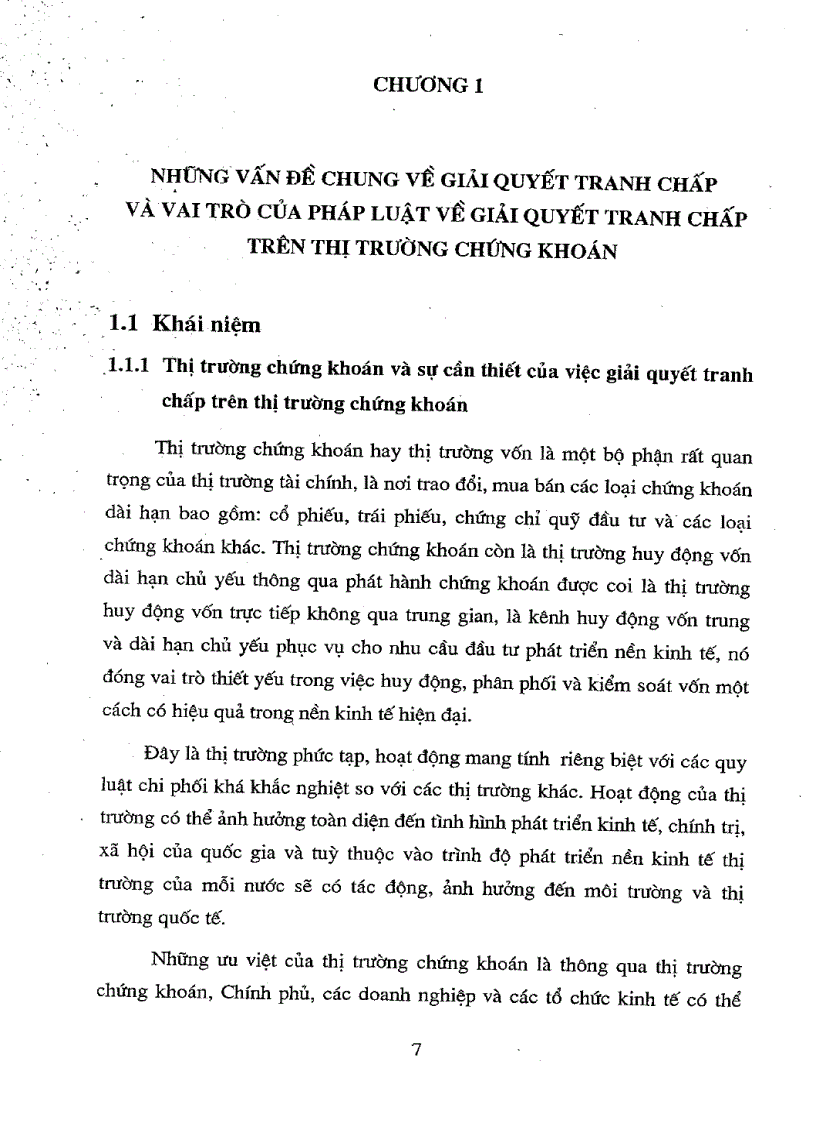 image for page Một số vấn đề pháp lí về giải quyết tranh chấp trên thị trường chứng khoán Việt Nam