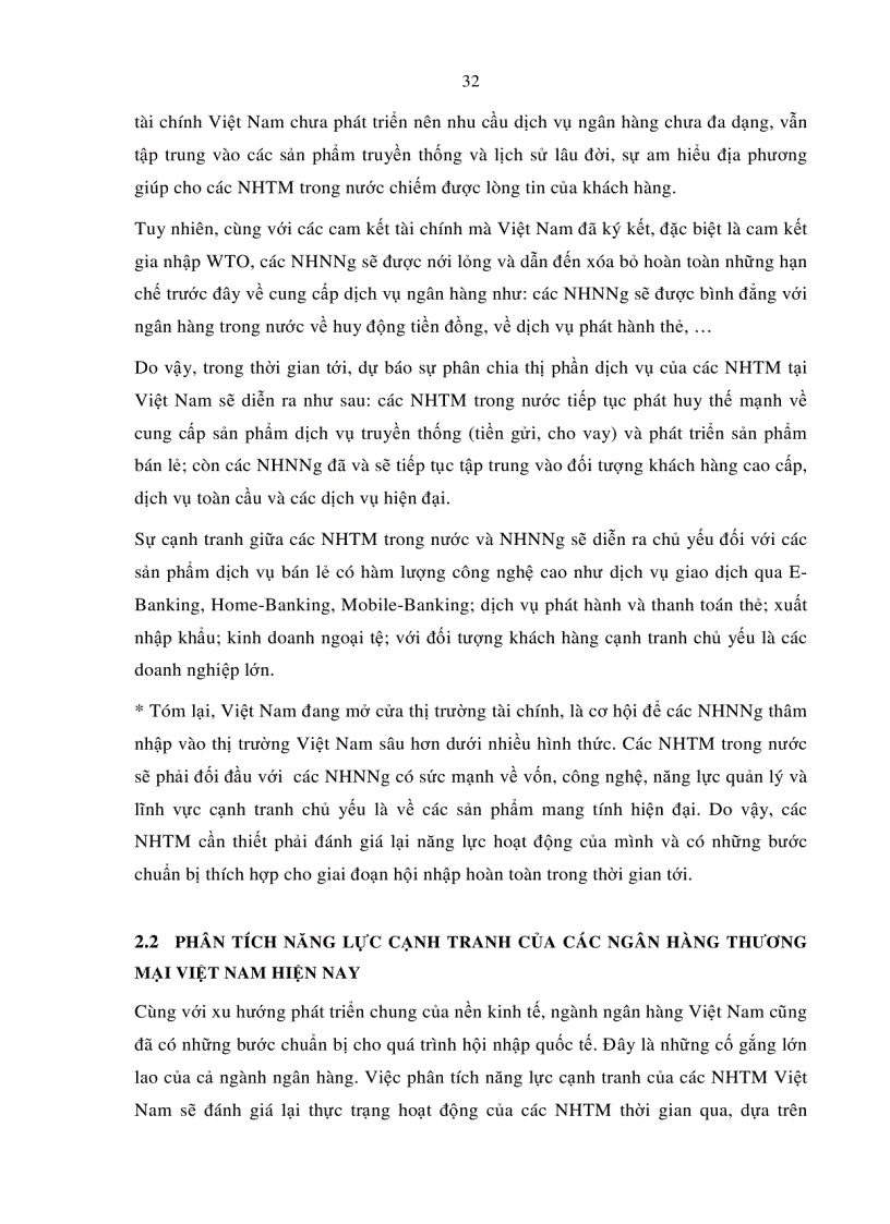 image for page Nâng cao năng lực cạnh tranh của các Ngân hàng Thương mại Việt Nam trong thời kỳ hội nhập