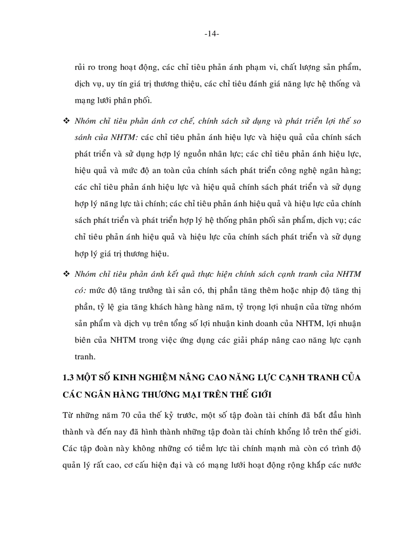 image for page Nâng cao năng lực cạnh tranh của các Ngân hàng Thương mại Việt Nam khi Việt Nam chính thức gia nhập Tổ chức Thương mại thế giới WTO