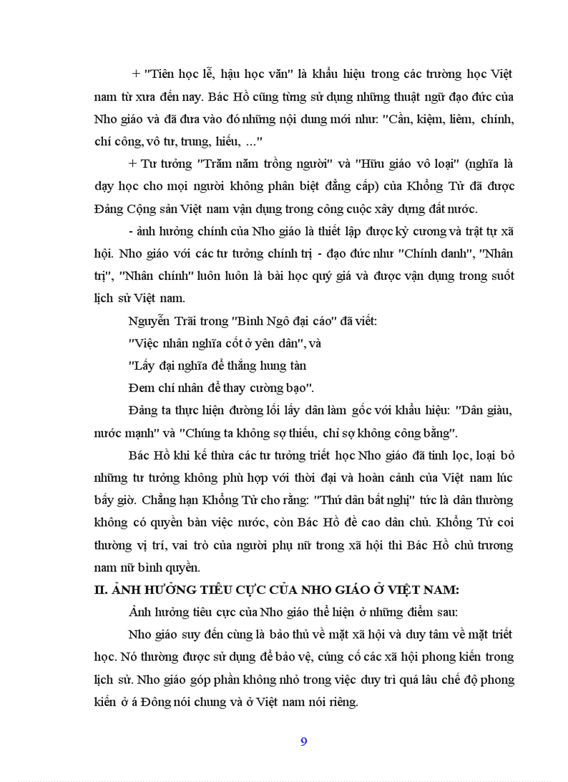 image for page Nho giáo và sự ảnh hưởng của Nho giáo ở Việt Nam