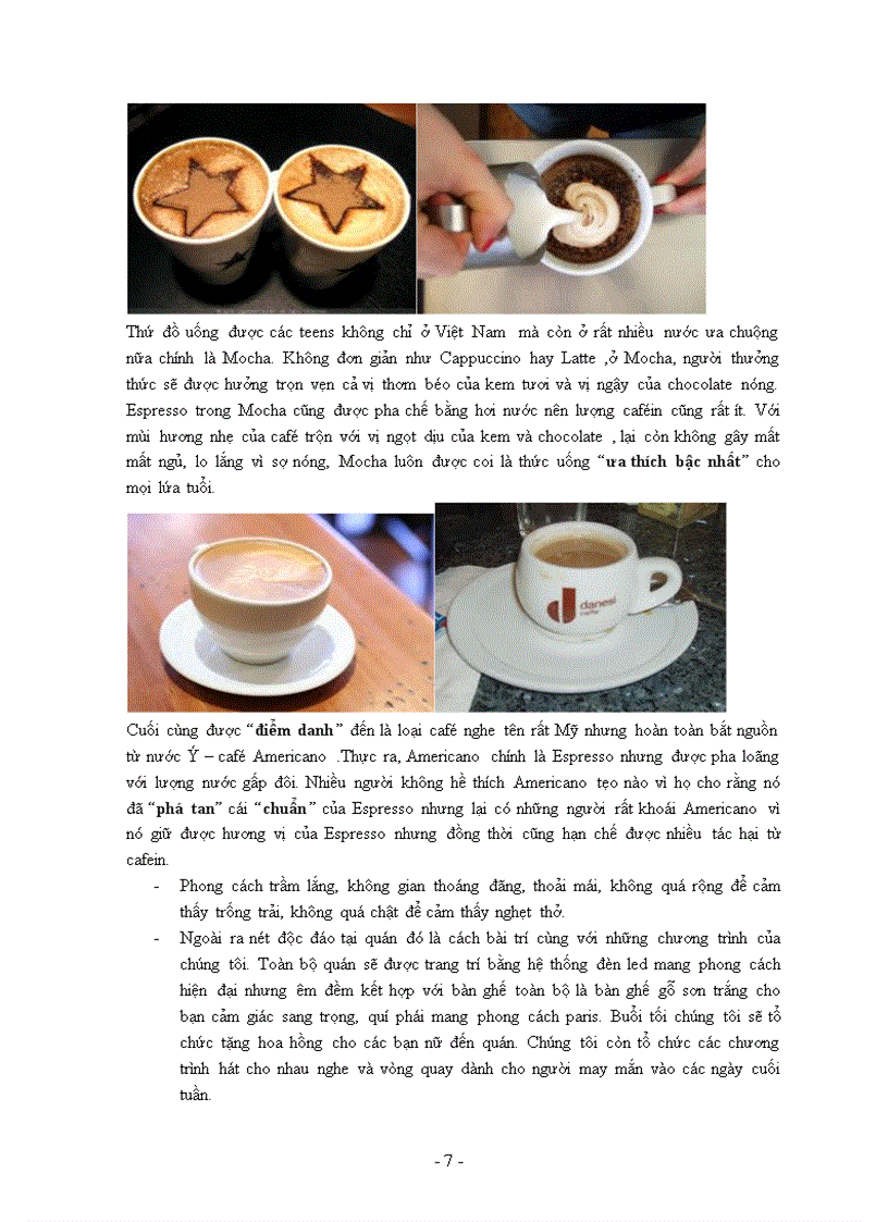 image for page Dự án đầu tư quán café kem sweet love coffee