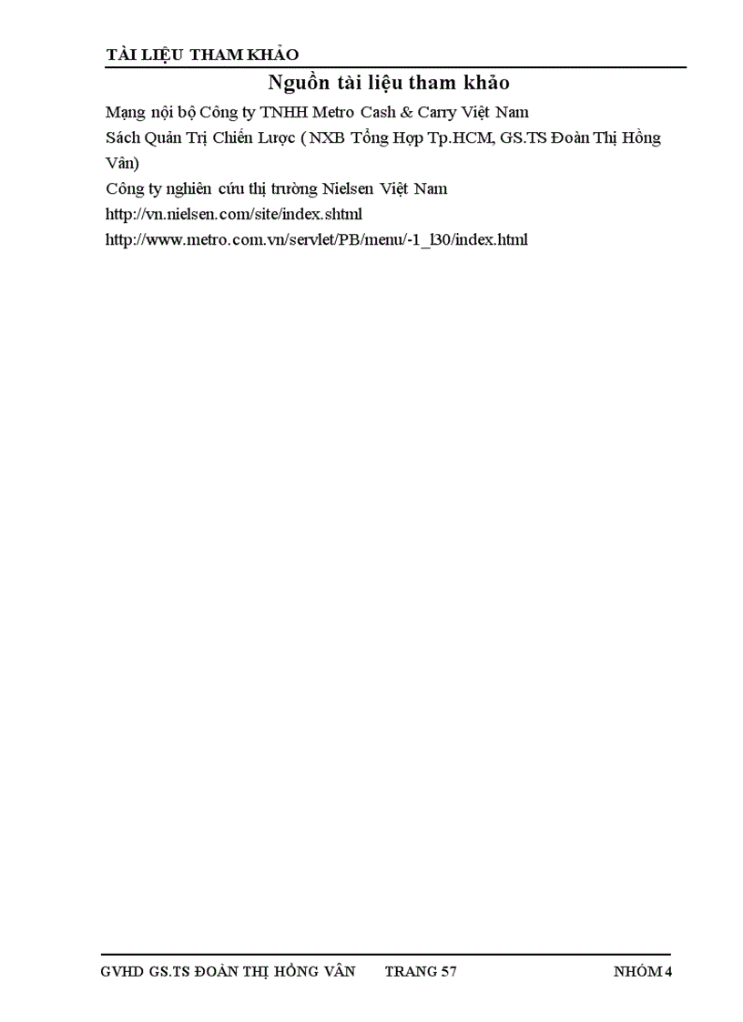 image for page Sử dụng ma trận SWOT nhằm phân tích chiến lược áp dụng cho Công ty TNHH Metro Cash Carry Việt Nam trong giai đoạn 2011 2015