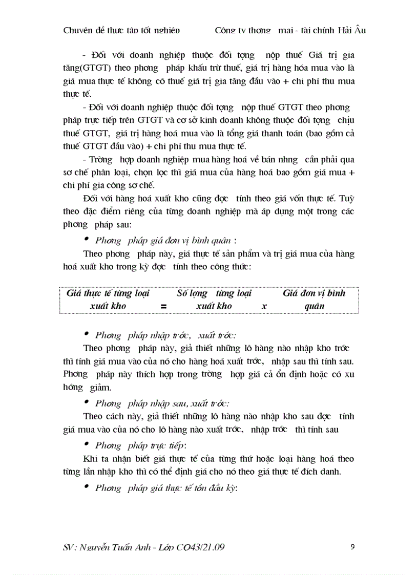 image for page Hoàn thiện kế toán bán hàng và xác định kết quả bán hàng tại công ty thương mại tài chính Hải Â u